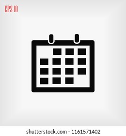 Calendar icon vector, Vector EPS 10 illustration style