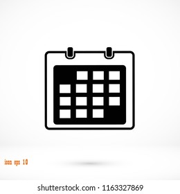 Calendar icon vector, Vector EPS 10 illustration style