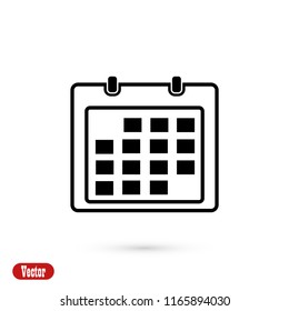 Calendar icon, 

Vector EPS 10 illustration style