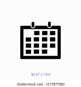 Calendar icon vector, Vector EPS 10 illustration style