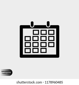 Calendar icon, 

Vector EPS 10 illustration style