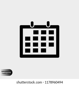 Calendar icon vector, Vector EPS 10 illustration style
