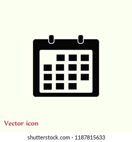 Calendar icon vector, Vector EPS 10 illustration style