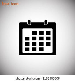 Calendar icon vector, 

Vector EPS 10 illustration style