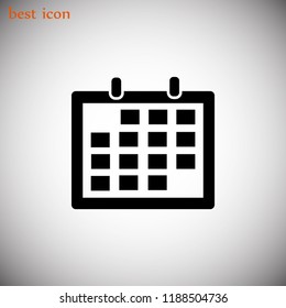 Calendar icon vector, Vector EPS 10 illustration style