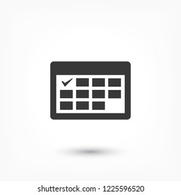 calendar icon. Vector  Eps 10 