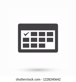 calendar icon. Vector  Eps 10 