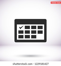 calendar icon. Vector  Eps 10 