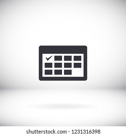 calendar icon. Vector  Eps 10 