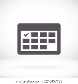 calendar icon. Vector  Eps 10 