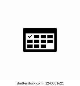 calendar icon. Vector  Eps 10 