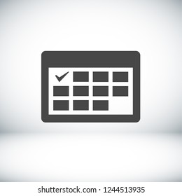 calendar icon. Vector  Eps 10 