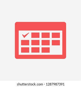 calendar icon. Vector  Eps 10 