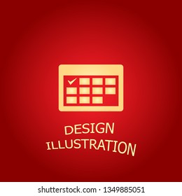 calendar icon. Vector  Eps 10 