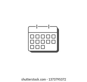 Calendar icon . Vector . EPS 10
