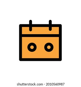 Calendar icon, vector eps 10