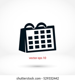 Calendar icon vector, Vector EPS 10 illustration style