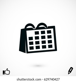Calendar icon vector, Vector EPS 10 illustration style