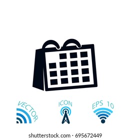 Calendar icon vector, Vector EPS 10 illustration style