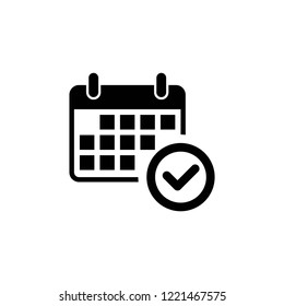 calendar icon vector eps10 editable