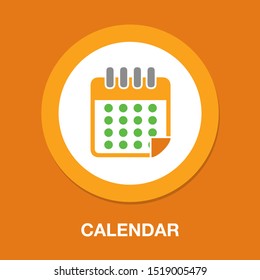 calendar icon, vector calendar icon, event symbol