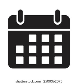 Calendar icon vector file symbol 