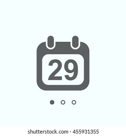 Calendar Icon, vector, icon flat