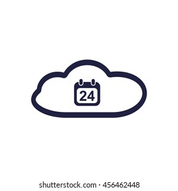 Calendar Icon, vector, icon flat
