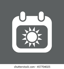 Calendar icon, vector, icon flat