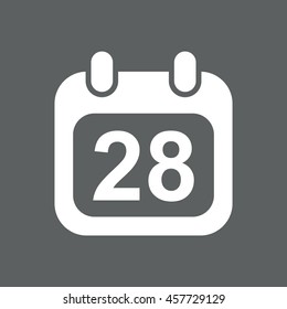 Calendar Icon, vector, icon flat