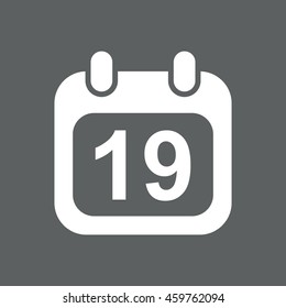 Calendar Icon, vector, icon flat