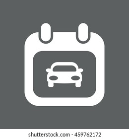 Calendar icon, vector, icon flat