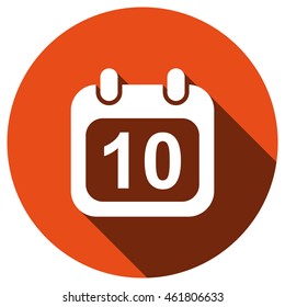 Calendar Icon, vector, icon flat