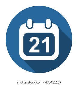 Calendar Icon, vector, icon flat