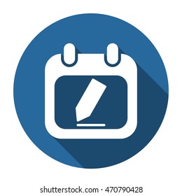 Calendar icon, vector, icon flat