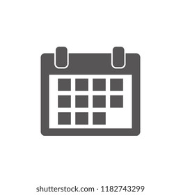 calendar icon vector, flat design best vector