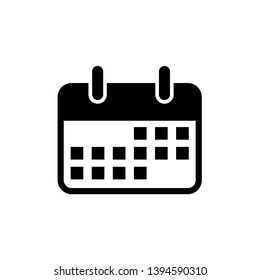 calendar icon vector flat design