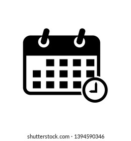 calendar icon vector flat design