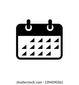 calendar icon vector flat design