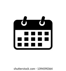 calendar icon vector flat design