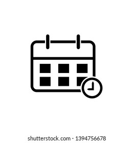 calendar icon vector flat design