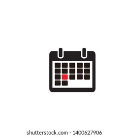 Calendar Icon Vector Flat Design