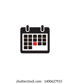 Calendar Icon Vector Flat Design