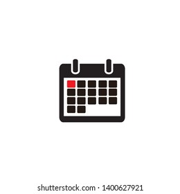 Calendar Icon Vector Flat Design