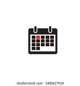 Calendar Icon Vector Flat Design
