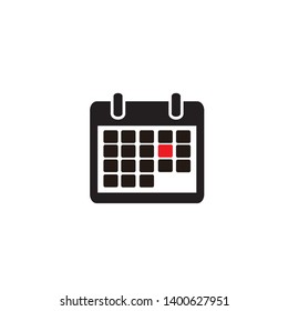 Calendar Icon Vector Flat Design
