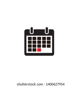 Calendar Icon Vector Flat Design