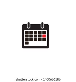 Calendar Icon Vector Flat Design