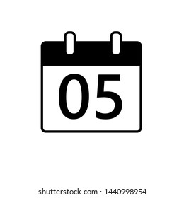 calendar icon vector, flat design best vector icon