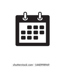 calendar icon vector, flat design best vector icon